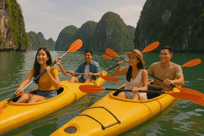 Review tour du lịch Hạ Long từ Hà Nội từ A-Z 3 Tour du thuyền Hạ Long từ Hà Nội